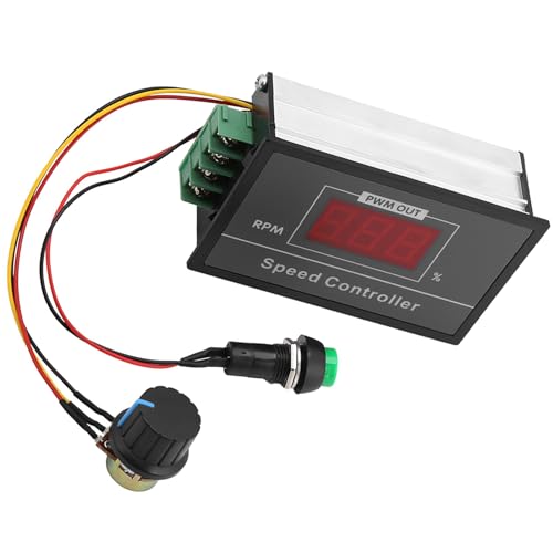 Nikou DC-Motorsteuerung, DC 6-60 V 12 V 24 V 36 V 48 V 30 A PWM DC-Motordrehzahlregler Start-Stopp-Schalter Nikou DC-Motorsteuerung, DC 6-60 V 12 V 24 V 36 V 48 V 30 A PWM DC-Motordrehzahlregler Start-Stopp-Schalter von Nikou