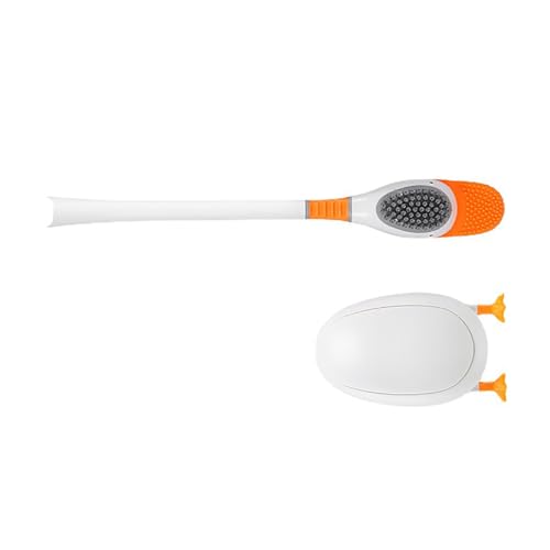 Nikou Diving Duck Toilettenbürste und Halter, Weiche Silikon WC Scheuerbürste, Multifunktionales Wandmontiertes Design für Badezimmer Reinigung, Toilettenbürstenhalter Set Nikou Diving Duck Toilettenbürste und Halter, Weiche Silikon WC Scheuerbürste, Multifunktionales Wandmontiertes Design für Badezimmer Reinigung, Toilettenbürstenhalter Set von Nikou