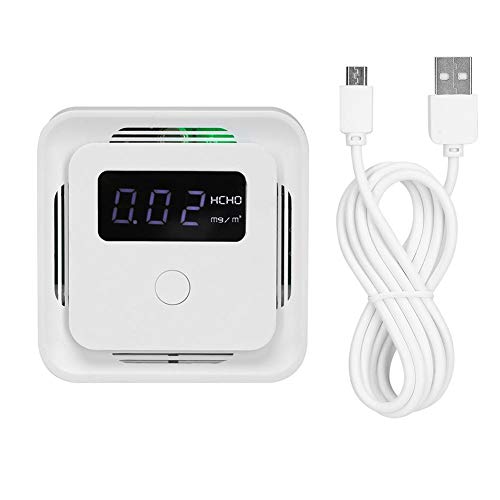 Nikou Formaldehyd-Messgerät HCHO TVOC PM2.5, Luftqualitätsmessgerät mit WLAN-Funktion, Tragbar von Nikou