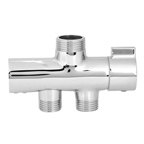 Nikou G1/5.1 cm Dusche Dreiwege T-förmiger Adapter Wasserumsteller Anschluss für WC Bidet Wandmontage Dusche Umsteller Separator Badezimmer Accories Chrom-Finish Nikou G1/5.1 cm Dusche Dreiwege T-förmiger Adapter Wasserumsteller Anschluss für WC Bidet Wandmontage Dusche Umsteller Separator Badezimmer Accories Chrom-Finish von Nikou