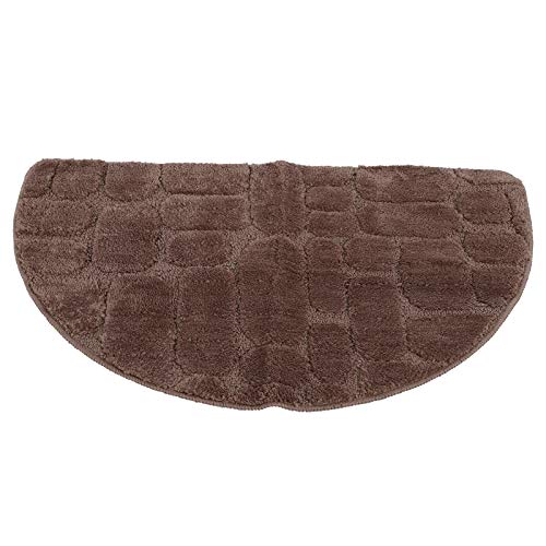Nikou Halbrunde Form, super saugfähige, rutschfeste Bodenmatte für Haustür, Küche, Schlafzimmer, Eingang, Teppich, 45 x 75 cm, leicht zu reinigen, Heimdekoration von Nikou