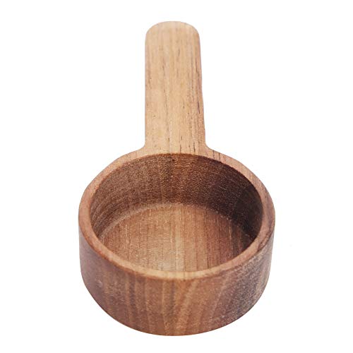 Nikou Kaffeelöffel Holz Messlöffel Küchensuppenlöffel, Portionierer Küchenmesslöffel Werkzeuge für Mehl Teeblatt Kaffeebohnen Gewürze (Short Handle 8g) von Nikou