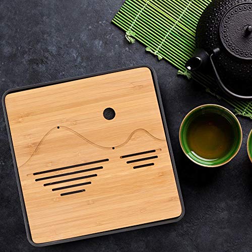 Nikou Kung Fu Teeservice aus Keramik mit Teedose und Tasse, Teeakkory für Zuhause oder Teehaus, inklusive Serviertablett, ideal für Geschenke und Teezeremonien von Nikou