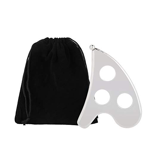 Nikou Massageplatte-Edelstahlschaber Facial Scrape Body Board Massageplatte Massagewerkzeug Nikou Massageplatte-Edelstahlschaber Facial Scrape Body Board Massageplatte Massagewerkzeug von Nikou