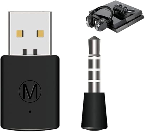 PS4 Bluetooth Adapter - Mini USB 4.0 PS4 Bluetooth Transmitter Drahtloses Mikrofon Bluetooth Dongle USB Adapter für PS4 Bluetooth Headset Adapter PS4 Bluetooth Adapter - Mini USB 4.0 PS4 Bluetooth Transmitter Drahtloses Mikrofon Bluetooth Dongle USB Adapter für PS4 Bluetooth Headset Adapter von Nikou