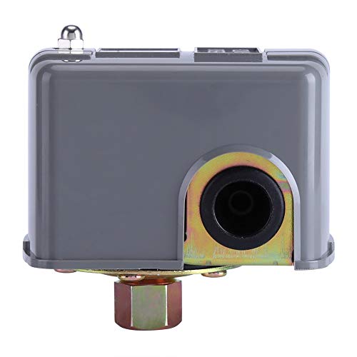 Nikou Wasserpumpe Druckschalter, 40-60PSI 110V-230V Verstellbarer Doppelter Federstabdruckschalter für Turmlose Hauswasserpumpe, Gartenpumpe Nikou Wasserpumpe Druckschalter, 40-60PSI 110V-230V Verstellbarer Doppelter Federstabdruckschalter für Turmlose Hauswasserpumpe, Gartenpumpe von Nikou