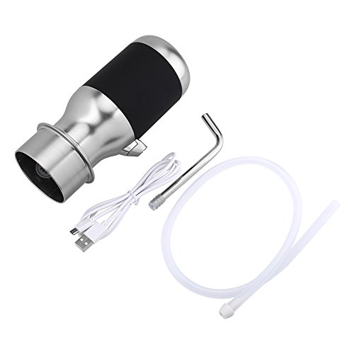 Nikou Wirel USB Wiederaufladbare Elektrische Automatische Trinkwasserflaschenpumpe Smart Dispenser Schwarz Kompatibel mit 5 Gallonen Flaschen Einfach zu Bedienen Nikou Wirel USB Wiederaufladbare Elektrische Automatische Trinkwasserflaschenpumpe Smart Dispenser Schwarz Kompatibel mit 5 Gallonen Flaschen Einfach zu Bedienen von Nikou