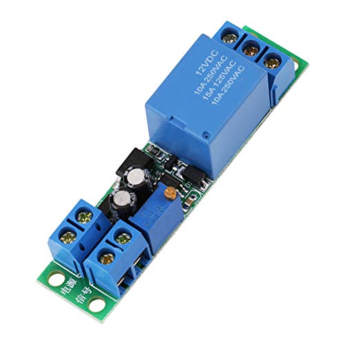 Nikou Zeitrelaismodul - 12V DC Einstellbarer Signalauslöser Ausschaltverzögerung Zeitschaltuhr Relaismodul, Digital Delay Timer Steuerungsschalter Relaismodul Nikou Zeitrelaismodul - 12V DC Einstellbarer Signalauslöser Ausschaltverzögerung Zeitschaltuhr Relaismodul, Digital Delay Timer Steuerungsschalter Relaismodul von Nikou