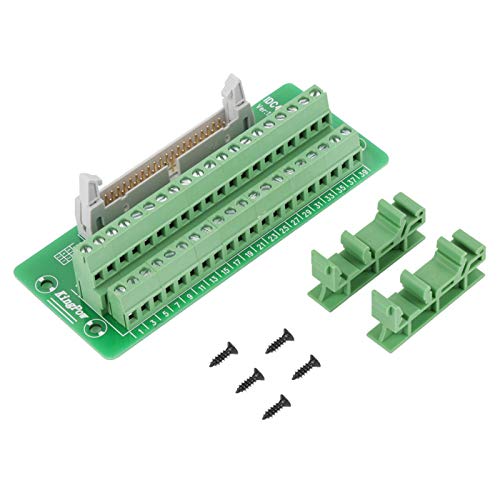 SPS-Breakout-Board - IDC40P 40-poliger Header-Breakout-Board-Anschlussblockanschluss Schnittstelle stabile Leistung mit Halterung von Nikou