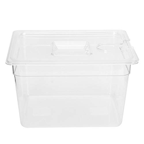 Sous Vide Container - 11L zusammenklappbarer Sous Vide Container mit Deckel für Sous Vide Circulator Kulinarischer Präzisionskocher von Nikou