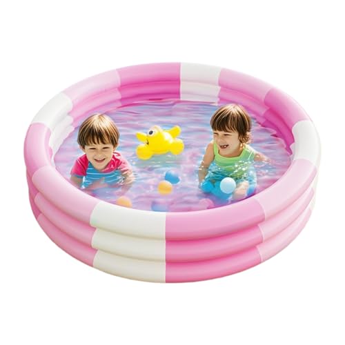 Aufblasbarer Swimmingpool,Aufblasbare Familienpools - Wasserspielzeug Mit Stabiler Schwimmfläche Für Badespaß Zuhause, Garten, Terrasse Und Camping von Niktule