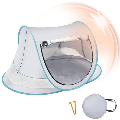 Baby Strandzelt,Baby Strandmuschel - Sanddichter Outdoor-Sonnenschutz Leichtgewicht für Camping Park Freizeit Picknick Urlaub Wandern Garten Angeln von Niktule