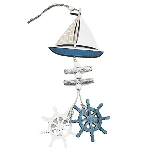 Niktule Holzboot Segelboot Fensterdeko Hängend Segelschiff Boot Schiff Ornamente, Maritime Deko Sonnenfänger Für Home Fenster Wand Garten Dekoration Niktule Holzboot Segelboot Fensterdeko Hängend Segelschiff Boot Schiff Ornamente, Maritime Deko Sonnenfänger Für Home Fenster Wand Garten Dekoration von Niktule