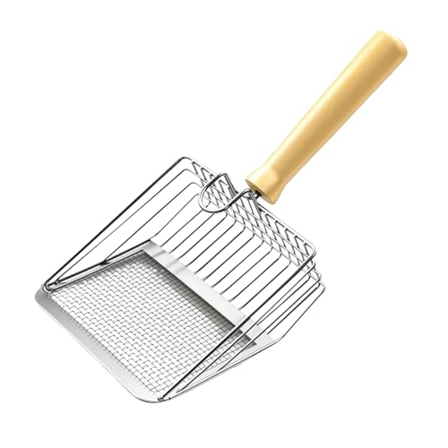 KOT Schaufel,Metall Schaufel | KOT Siebwerkzeug Mit Komfortgriff Rostfreier Edelstahl Sieb Für Mehrkatzenhaushalt Reinigung KOT Schaufel,Metall Schaufel | KOT Siebwerkzeug Mit Komfortgriff Rostfreier Edelstahl Sieb Für Mehrkatzenhaushalt Reinigung von Niktule