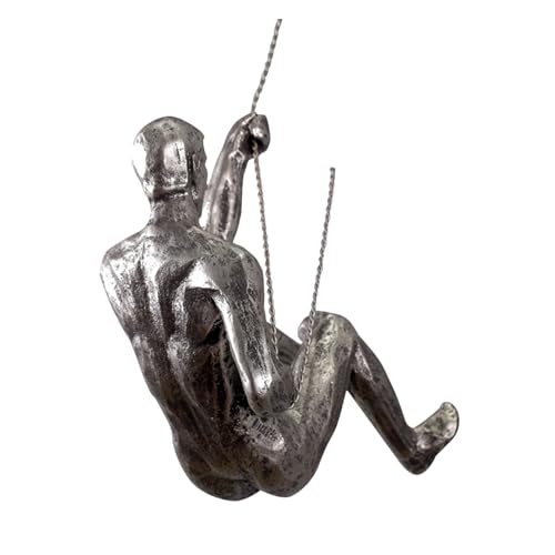 Kletternde Männer Wanddekoration wand deko skulpturen -Wanddekoration aus Kunstharz,modern,dekorativ,Moderne Kunst,einzigartige Wandkunst,Heimdekoration für Schlafzimmer,Wohnzimmer, Kinderzimmer von Niktule