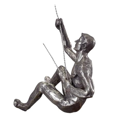 Kletternde Männer Wanddekoration wand deko skulpturen -Wanddekoration aus Kunstharz,modern,dekorativ,Moderne Kunst,einzigartige Wandkunst,Heimdekoration für Schlafzimmer,Wohnzimmer, Kinderzimmer von Niktule