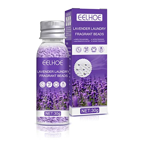 Niktule 1,06 oz Lavendel Infusions Wäscheperlen - Infusions Wäscheduftverstärker für Waschmaschinen | In-Wash Scent Booster Beads Sorgen für langanhaltenden Duft von Niktule