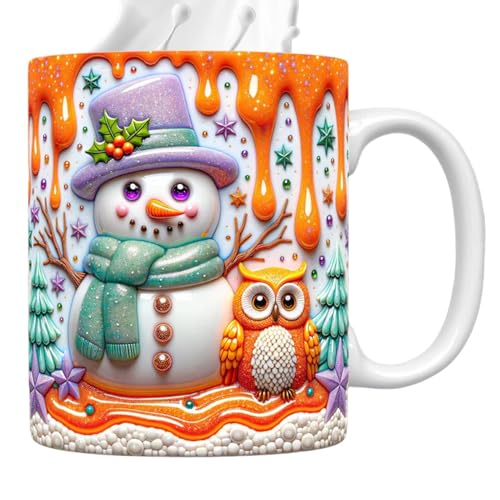 Niktule Christmas Cups | Keramik Weihnachtskaffeetassen,350ml 3D Design Trinkgefäß Mit Für Küche Tee Schokolade Geburtstag Urlaub Mädchen Weihnachtszeit Niktule Christmas Cups | Keramik Weihnachtskaffeetassen,350ml 3D Design Trinkgefäß Mit Für Küche Tee Schokolade Geburtstag Urlaub Mädchen Weihnachtszeit von Niktule