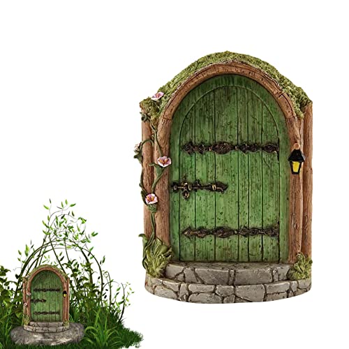 Niktule Feentür Handwerk,Feengarten Feentüren aus | Outdoor Decor Home Dekoration Zubehör Haus Feen Gartenarbeit Geschenke für Männer Frauen Mädchen Kinder von Niktule