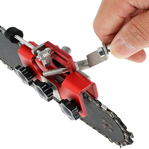 Niktule Portable and Durable Chain Clip Sharpener?Hand Chain Grinder Set? Manual Chainsaw Chain Sharpening for Most Chain Saws von Niktule