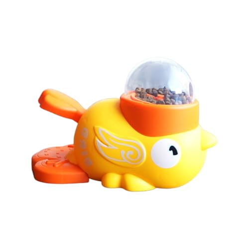 Niktule Puzzlespielzeug Für Hunde | Entenform Interaktiver Futterball | Langsam Fressnapf Trainingsspielzeug Für Hunde Katzen | Geistige Anregung Gegen Langeweile von Niktule