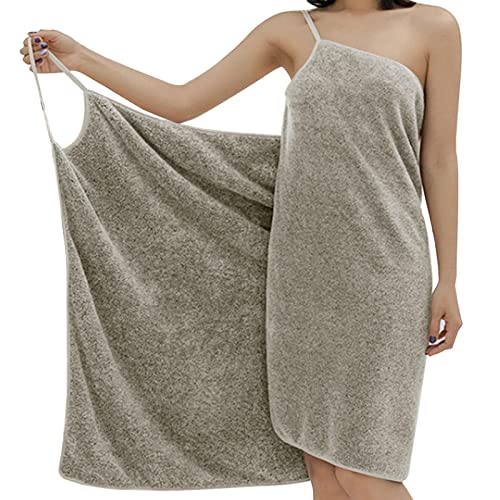 Niktule Tragbarer Badewickel - Damen Soft Sling Towel Saugfähiger Baderock,Duschzubehör Schnelltrocknendes, verdicktes Badetuch für Spa, Schwimmen, Baden von Niktule