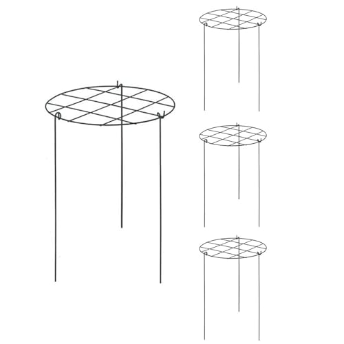 Pfingstrosen-Stützkorb, Stützen Für Hortensien Im Garten, 4 Stück Wetterfeste Pflanzenstützen Für Hortensien, Blumen, Erdbeeren, Monstera, Tomaten Für Gewächshaus, Garten, Hochbeet Pfingstrosen-Stützkorb, Stützen Für Hortensien Im Garten, 4 Stück Wetterfeste Pflanzenstützen Für Hortensien, Blumen, Erdbeeren, Monstera, Tomaten Für Gewächshaus, Garten, Hochbeet von Niktule