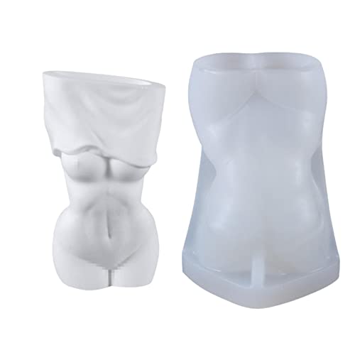 Sexy Lady Silikonform,3D nackte Frauen entkleiden Körperform Kerzenform | 3D-Körperkunstformen für Frauen zum Selbermachen von Seifen, Vasen, Anhängern und mehr hausgemachten Bastelarbeiten von Niktule
