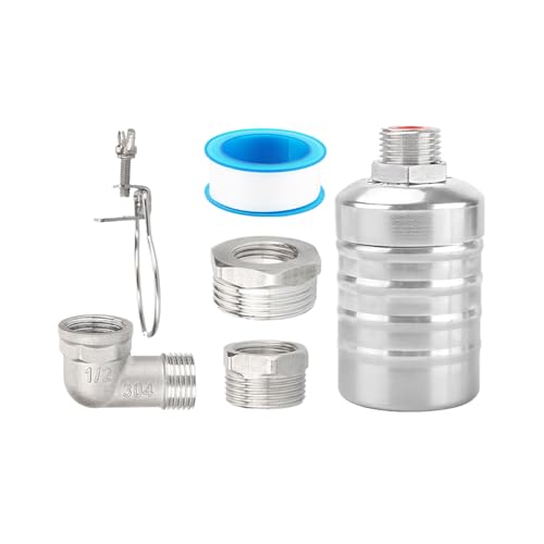 Wasserschwimmerventil - Edelstahl Schwimmerventil für Wassertanks,Automatisches Wasserventil Gegen Leckagen Für Destillieranlagen, Pool Und Teich Wasserschwimmerventil - Edelstahl Schwimmerventil für Wassertanks,Automatisches Wasserventil Gegen Leckagen Für Destillieranlagen, Pool Und Teich von Niktule