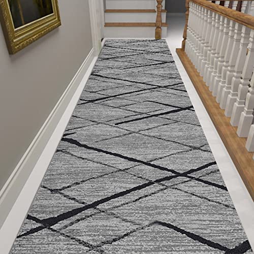 NileMAll Teppich, strapazierfähiger Langer Teppichläufer für den Flur, maschinenwaschbar, moderner, rechteckiger Teppich, 1 m x 4,5 m NileMAll Teppich, strapazierfähiger Langer Teppichläufer für den Flur, maschinenwaschbar, moderner, rechteckiger Teppich, 1 m x 4,5 m von NileMAll