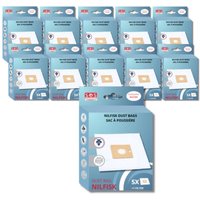 Ersatzteil - Satz mit 11 Kartons mit 5 Beuteln und 1 Vorfilter coupe/compact/go/force - Nilfisk fakir von Nilfisk