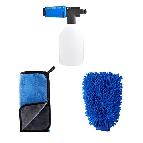 Nilfisk Autowaschset - Waschhandschuh + Mikrofaserhandtuch + Super Foam Sprayer - Hochdruckreiniger-Zubehör Nilfisk Autowaschset - Waschhandschuh + Mikrofaserhandtuch + Super Foam Sprayer - Hochdruckreiniger-Zubehör von Nilfisk