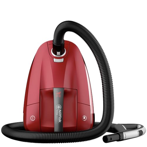 Nilfisk Elite Staubsauger - Bodenstaubsauger - Teppichsauger - Polstersauger - Anti-Allergen mit HEPA-Filter - Anti-Milben und Tierhaare - Rot (RCL14E08A2) von Nilfisk