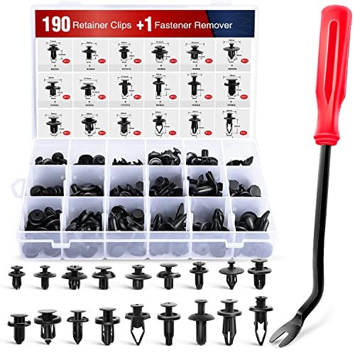 Nilight 190 Stück Auto-Halterungsclips Verschlussentferner 18 beliebtesten Größen Anwendungen Auto Push Pin Nieten Set - Türverkleidung Panel Clips für Toyota Honda Nissan Mazda Nilight 190 Stück Auto-Halterungsclips Verschlussentferner 18 beliebtesten Größen Anwendungen Auto Push Pin Nieten Set - Türverkleidung Panel Clips für Toyota Honda Nissan Mazda von Nilight