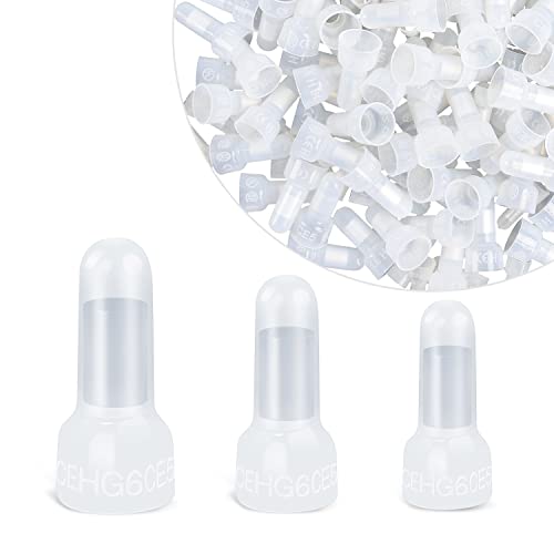 Nilight – 50036R-Crimpklemme, geschlossenes Ende, 22-16-16-14-12-10 Gauge, Nylon-Drahtverbinder-Set, 300 Stück von Nilight