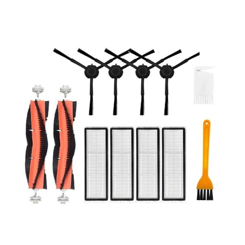 Kompatibel mit Dreame Bot Z10 Pro / L10 PLUS XiaoMi Mijia STYTJ05ZHM Auto-Empty-Roboter, Haupt-/Seitenbürstenfilter, Staubsaugerzubehör(Set 15) von Nilnyvda