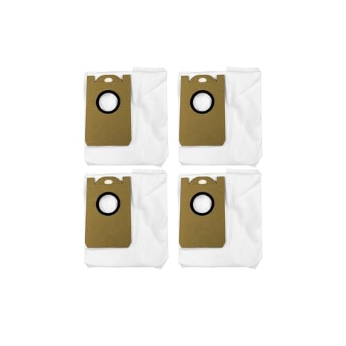 Kompatibel mit Xiaomi Imilab V1 Roboter-Staubsauger, Ersatzteile, Zubehör, Hauptseitenbürste, Hepa-Filter, Staubbeutel, Wischlappen(4 Dust Bag) von Nilnyvda
