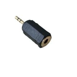 Nilox Audio F – 2.5 mm M – Adapter für Kabel (2.5 mm, 2.5 mm, männlich/weiblich, 30 mm, 10 mm, 10 mm) schwarz von Nilox