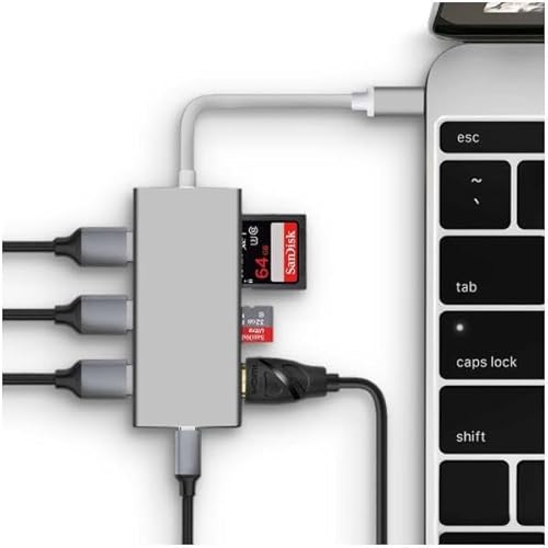 Nilox nlx-tc-7hubml – Mini Docking Station 8 in 1 USB Type-C, () von Nilox