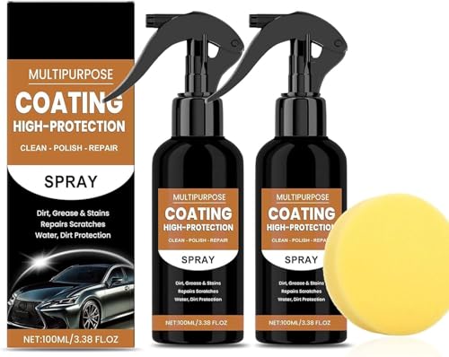 Turbo Shine Nexa, High-Protection Coating Nexa 2.0, 2025 Upgrade 3 in 1 High Protection Fast Car Paint Spray, Automatic Manual Paint Color Change Cleaning Coating for Metal, Tools, Cars (1*pcs) (2) von Nimedala