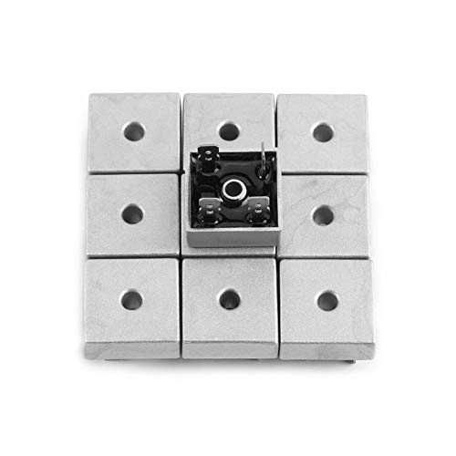 Nimoa 10 Stk Gleichrichter, Brückengleichrichterdiode, Universal KBPC5010 50A 1000V Hochleistungs-Metallgehäuse Einphasen-Diodenbrückengleichrichter Nimoa 10 Stk Gleichrichter, Brückengleichrichterdiode, Universal KBPC5010 50A 1000V Hochleistungs-Metallgehäuse Einphasen-Diodenbrückengleichrichter von Nimoa