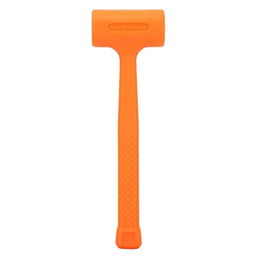 Gummihammer Schonhammer Praktisches Hammer-PVC-Kautschuk-Gesamtsäure- und alkalibeständiges Werkzeug zum Einsetzen eines Toten Hammers mit weicher Oberfläche 0.5LB von Nimoa