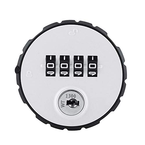 Nimoa Code Lock, Vorhängeschloss Zahlenschloss Spind, Digital Zinklegierung Combination Cam Cabinet Praktisches Passwort Safe Lock mit Schlüsseln(36mm) von Nimoa