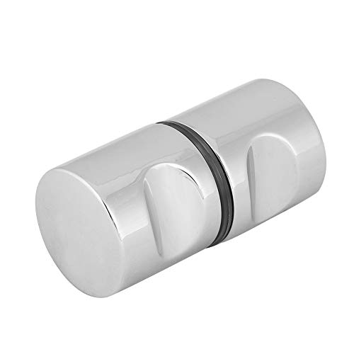 Nimoa Duschtürknopf, Türknauf, Türgriff-Sets Verchromter Zuggriffknopf duschtürgriffe beidseitig aus Aluminiumlegierung Duschglastürbeschläge für das Badezimmer zu Hause(3) von LAOSEP