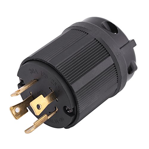 Nimoa Elektronischer Stecker NEMA L14-30P 30A 125V-250V Elektronischer 4-Draht-Twist-Lock-Stecker von Nimoa