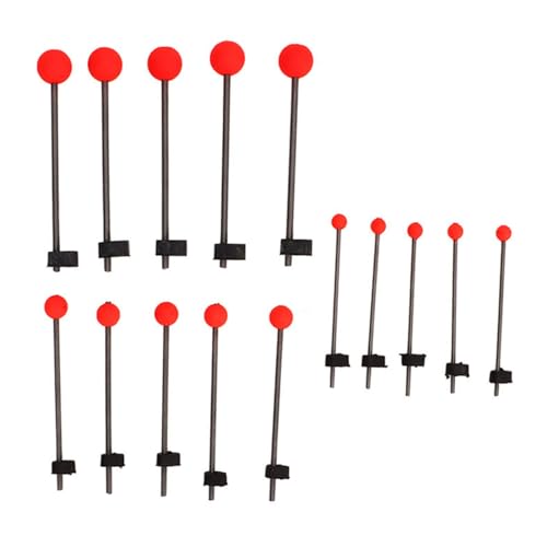 15 Stück Eis-Angelruten-Spitzen, Federball, Niedrige Temperaturbeständigkeit, Gute Zähigkeit, Tragbares Angelruten-Pol-Spitze, Eisangel-Werkzeug Für Den Außenbereich von Nimomo