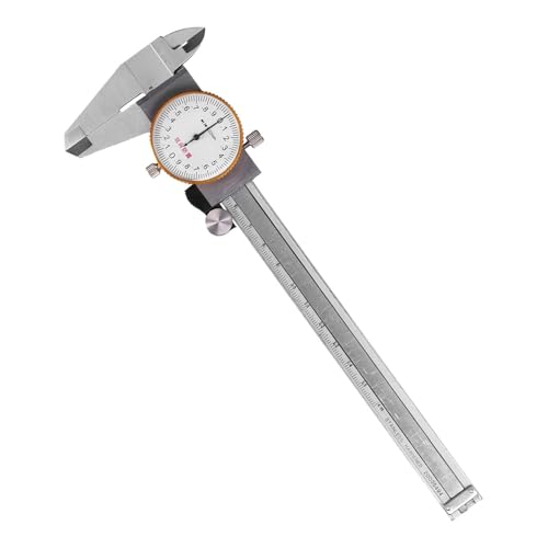 Uhren-Messschieber analog, 0-150mm Uhrmessschieber messschieber analog, Edelstahl Dial Caliper Skalenmessschieber Industrie Stoßfestes Schieblehre Vernier Caliper Mit Uhr, 0,02 Auflösung Uhren-Messschieber analog, 0-150mm Uhrmessschieber messschieber analog, Edelstahl Dial Caliper Skalenmessschieber Industrie Stoßfestes Schieblehre Vernier Caliper Mit Uhr, 0,02 Auflösung von Nimomo