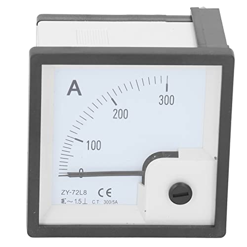 Montiert Amperemeter, 0–300A Montiert Stromzähler Rechteck Panel Strommesser Vom Zeigertyp Analoges Amperemeter Strommessgerät Für Motor, Steuerungs Und Stromverteilungssysteme von Nimomo