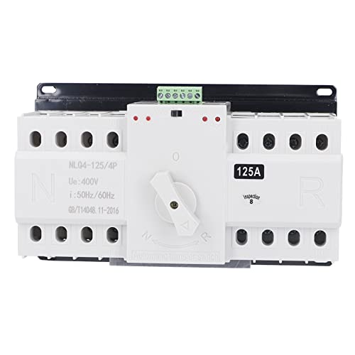 Dual Power Automatic Transfer Switch Circuit Dual Switch Changeover CB Grade Micro Break ATS NLQ4‑125‑4P 400 V Dual Power Automatic Transfer Switch Circuit Dual Switch Changeover CB Grade Micro Break ATS NLQ4‑125‑4P 400 V von Nimomo