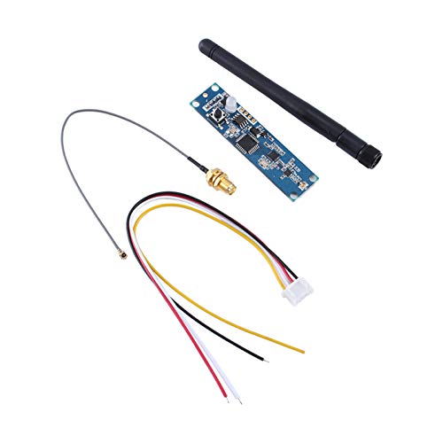 Nimomo DMX512 Transceiver, 2,4 GHz Wireless DMX512 Sender Empfänger PCB Modul Board, DMX512 Senderempfänger LED-Controller-Sender-Empfängermit Antenne von Nimomo